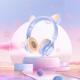 Накладні навушники Hoco W36 Cat ear Dream Blue