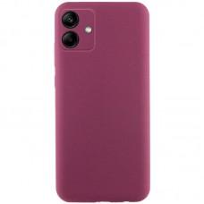 Чохол TPU GETMAN Liquid Silk Full Camera для Samsung Galaxy A06 Бордовий / Marsala