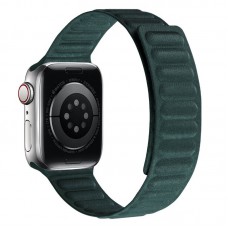 Ремінець FineWoven (AAA) для Apple watch 42mm/44mm/45mm Evergree