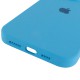 Чохол Silicone Case Full Protective (AA) для Apple iPhone 15 Pro Max (6.7") Блакитний / Blue