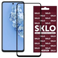 Захисне скло SKLO 3D (full glue) для TECNO Camon 17P Чорний