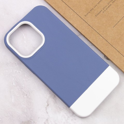 Чохол TPU+PC Bichromatic для Apple iPhone 13 Pro (6.1") Blue / White