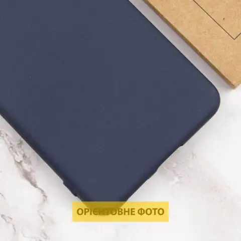 Чохол Silicone Cover Lakshmi (AAA) для Xiaomi Poco F7 Темно-синій / Midnight blue