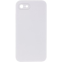 Чохол Silicone Case Square Full Camera Protective (AA) NOLOGO для Apple iPhone 7/8/SE (2020) (4.7") Білий / White