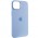 Чохол Silicone Case Metal Buttons (AA) для Apple iPhone 13 (6.1") Блакитний / Blue Fog