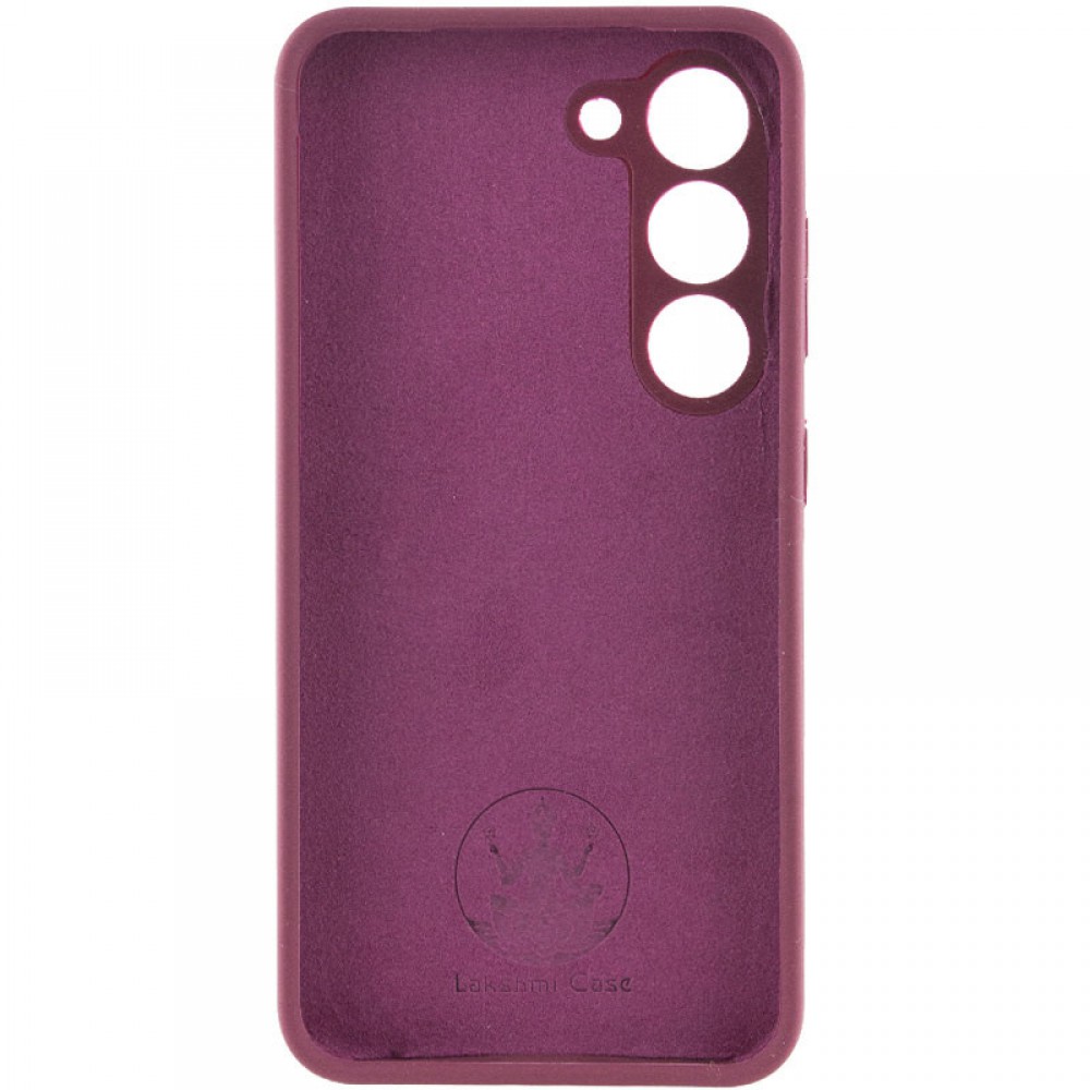 Чохол Silicone Cover Lakshmi Full Camera (AAA) для Samsung Galaxy S22 Бордовий / Plum