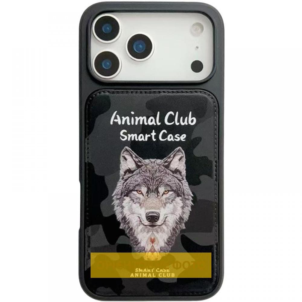 TPU+PC чохол Animal Club для Apple iPhone 16 Pro (6.3") Black