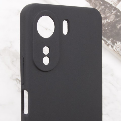 Чохол Silicone Cover Lakshmi Full Camera (AA) для Oppo A60 4G Чорний / Black