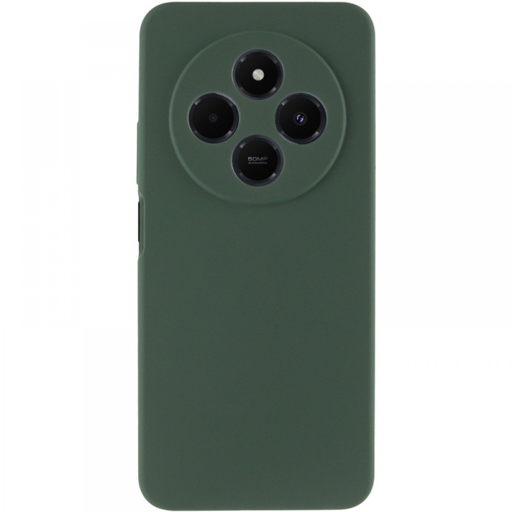 Чохол Silicone Cover Lakshmi Full Camera (AAA) для Xiaomi Redmi 14C / Poco C75 Зелений / Cyprus Green