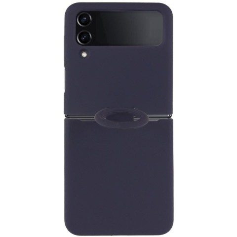 Чохол Foldables Silicone Cover Lakshmi (AAA) для Samsung Galaxy Z Flip4 Темно-синій / Midnight blue