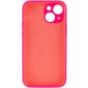 Чохол Silicone Case Full Camera Protective (AA) NO LOGO для Apple iPhone 13 (6.1") Рожевий / Barbie pink