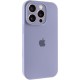 Чохол Silicone Case Full Camera Protective (AA) для Apple iPhone 14 Pro Max (6.7") Сірий / Lavender Gray