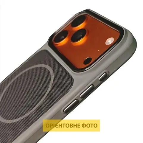 Чохол TPU TechWoven Hybrid with MagSafe для Apple iPhone 16 Pro Max (6.9") Grey / Black