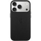 Чохол шкіряний Leather Case (AA) with MagSafe and Animation для Apple iPhone 17 Pro Max (6.9") Black
