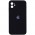 Чохол Silicone Case Square Full Camera Protective (AA) для Apple iPhone 11 (6.1") Чорний / Black