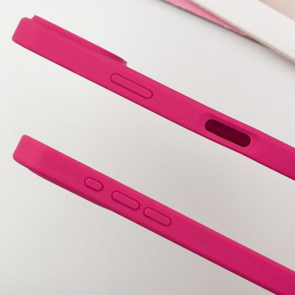 Чохол Silicone Case Full Protective (AA) для Apple iPhone 16 Pro (6.3") Червоний / Rose Red