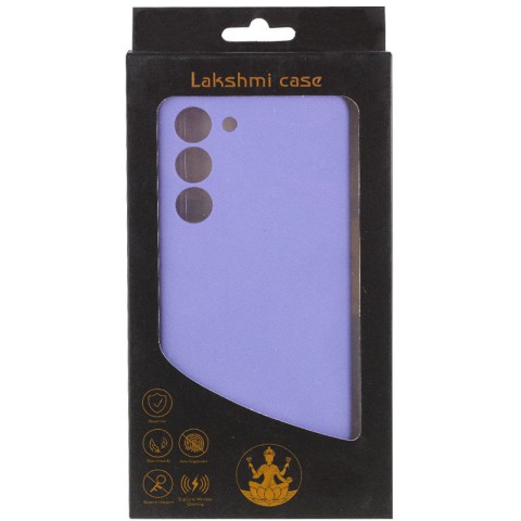 Чохол Silicone Cover Lakshmi Full Camera (AAA) with Logo для Samsung Galaxy S23 Бузковий / Dasheen