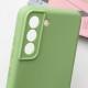 Чохол TPU GETMAN Liquid Silk Full Camera для Samsung Galaxy S21 Зелений / Pistachio