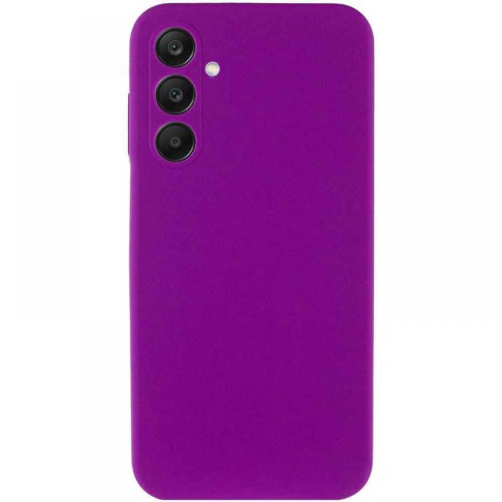 Чохол TPU GETMAN Liquid Silk Full Camera для Samsung Galaxy A37 5G Фіолетовий / Purple