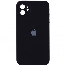 Чохол Silicone Case Square Full Camera Protective (AA) для Apple iPhone 11 (6.1") Чорний / Black