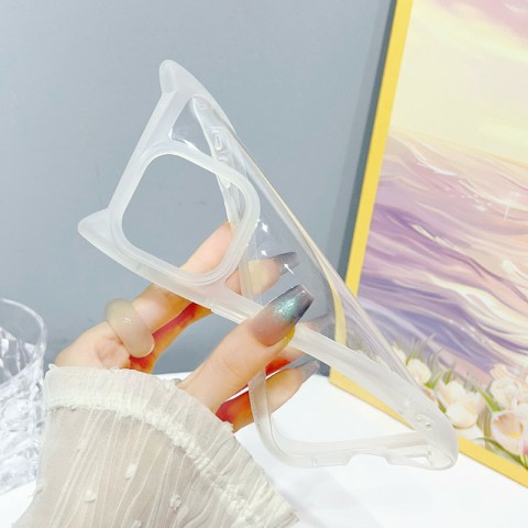 Чохол TPU Cat для Apple iPhone 12 Pro Max (6.7") Transparent