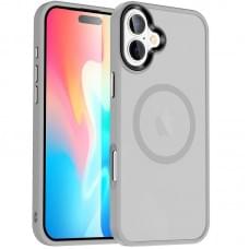 Чохол Ummi Colorful with MagSafe для Apple iPhone 16 Plus (6.7") Сірий / Grey