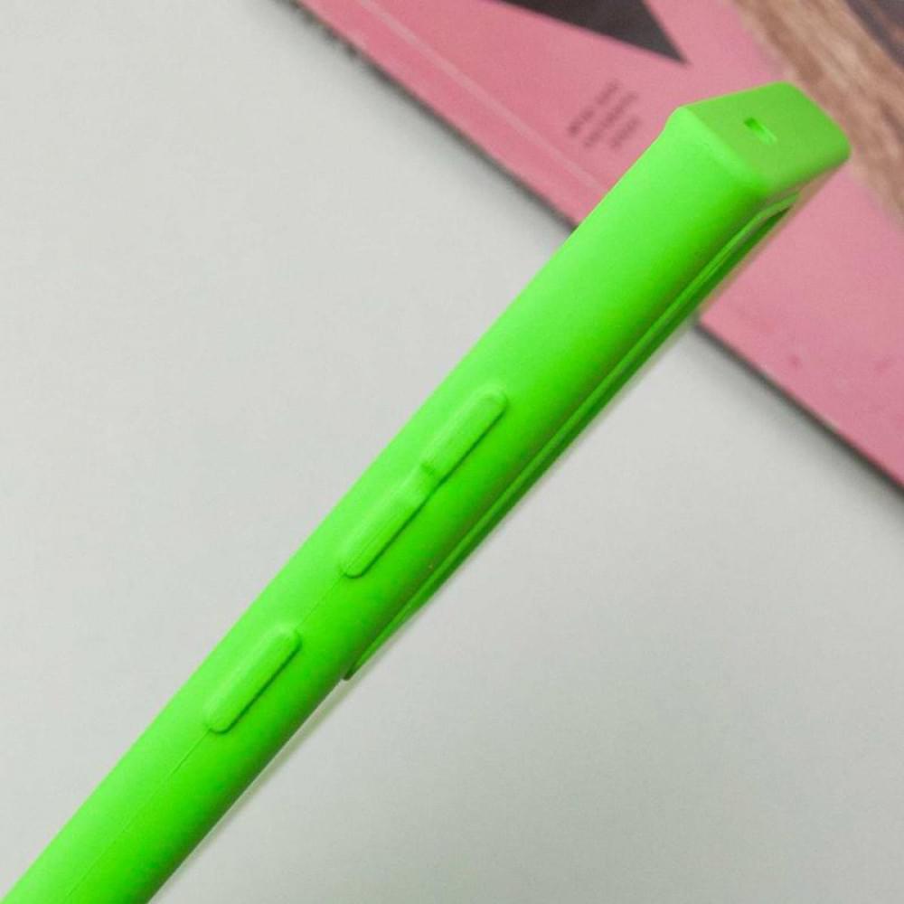 Чохол TPU GETMAN Liquid Silk Full Camera для Samsung Galaxy S24 Ultra Салатовий / Neon Green