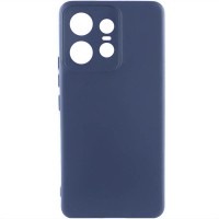 Чохол Silicone Cover Ummi Lakshmi Full Camera (AA) для Motorola Edge 50 Pro Синій / Midnight Blue