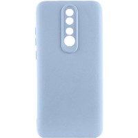 Чохол TPU GETMAN Liquid Silk Full Camera для Xiaomi Redmi 8 Блакитний / Lilac Blue