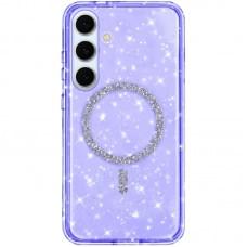 Чохол TPU Eclipse Sparkle (MagFit) для Samsung Galaxy S25+ / S24+ Purple