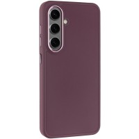 TPU чохол Bonbon Metal Style для Samsung Galaxy S23 Бордовий / Plum