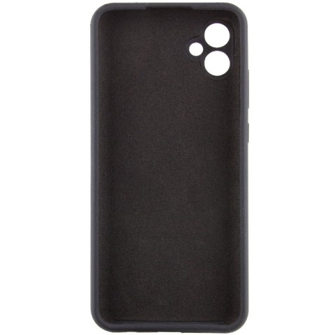 Чохол TPU GETMAN Liquid Silk Full Camera для Samsung Galaxy A04 Чорний / Black