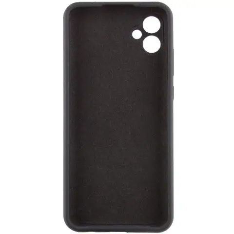 Чохол TPU GETMAN Liquid Silk Full Camera для Samsung Galaxy A04 Чорний / Black