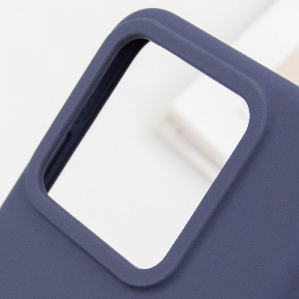 Чохол Silicone Cover Lakshmi (AAA) для Xiaomi 14 Pro Темно-синій / Midnight blue