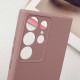 Чохол Silicone Cover Lakshmi Full Camera (AA) with logo для Samsung Galaxy S24 Ultra Рожевий / Pink Sand