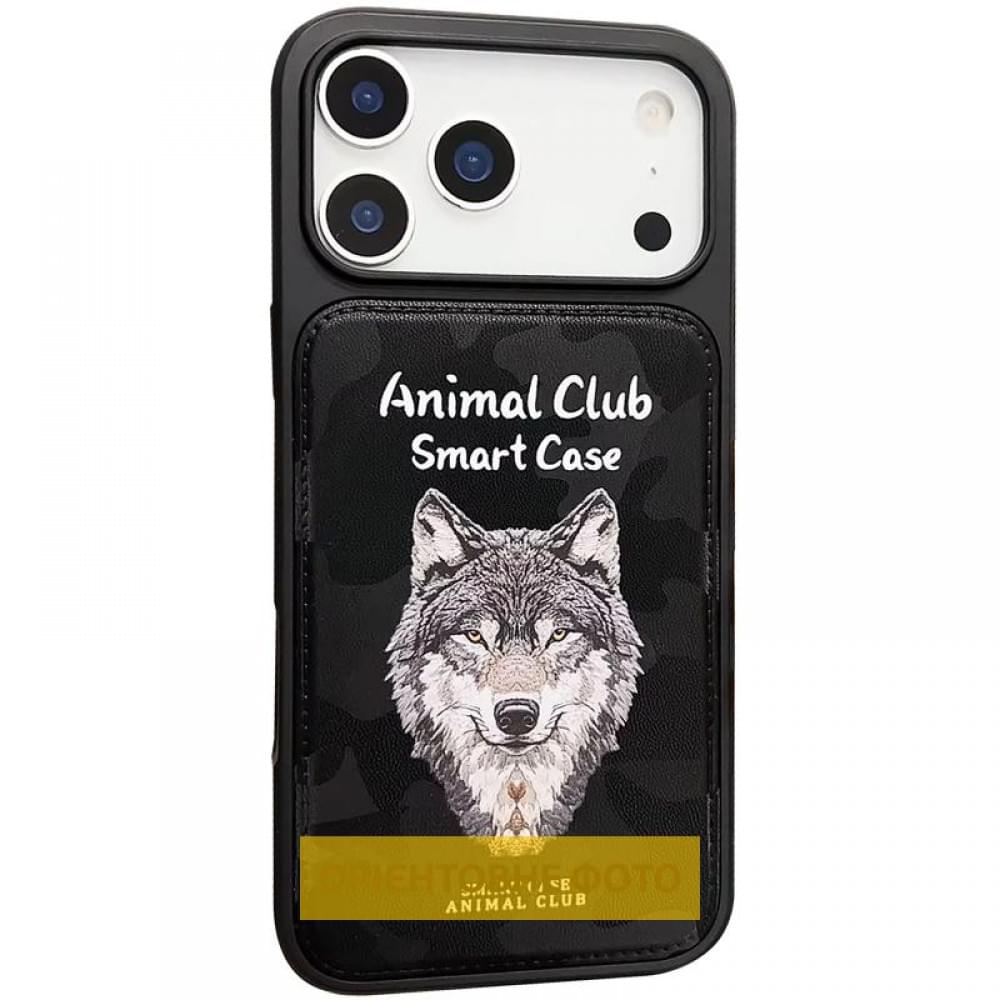 TPU+PC чохол Animal Club для Apple iPhone 16 Pro (6.3") Black