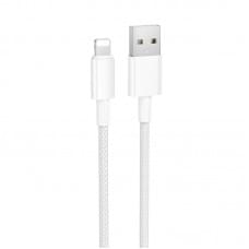 Дата кабель Borofone BX117 Source USB to Lightning 2.4A (1m) White