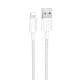 Дата кабель Borofone BX117 Source USB to Lightning 2.4A (1m) White