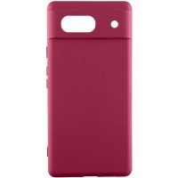 Чохол Silicone Cover Ummi Lakshmi Full Camera (AA) для Google Pixel 7a Бордовий / Marsala