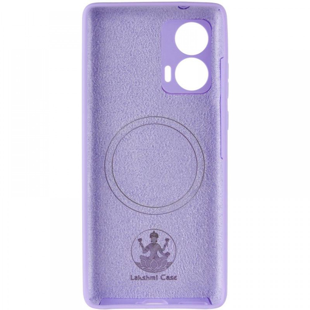 Чохол Silicone Cover Lakshmi Full Camera (AA) with MagFit для Motorola Edge 50 Fusion Бузковий / Dasheen