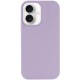 Чохол Silicone Case Full Protective (AA) NO LOGO для Apple iPhone 16 (6.1") Бузковий / Lilac