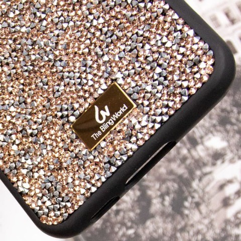 TPU чохол Bling World Rock Diamond для Samsung Galaxy S23+ Рожевий