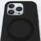 Чохол Silicone Case Full Protective NO LOGO with Ring для Apple iPhone 14 Pro (6.1") Black