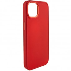 TPU чохол Bonbon Metal Style для Apple iPhone 12 Pro / 12 (6.1") Червоний / Red