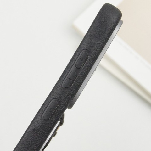 Чохол TPU Leather Toys для Samsung Galaxy A36 5G / A56 5G Coffee / Black