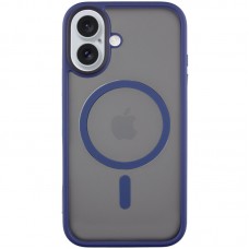 TPU+PC чехол Metal Buttons with MagSafe для Apple iPhone 16 (6.1")