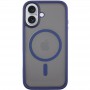 TPU+PC чехол Metal Buttons with MagSafe для Apple iPhone 16 (6.1")