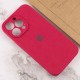 Чохол Silicone Case Full Camera Protective (AA) для Apple iPhone 14 Pro (6.1") Червоний / Rose Red