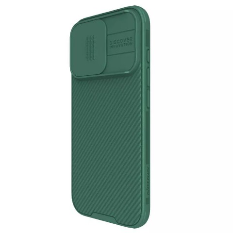 Карбонова накладка Nillkin CamShield Pro Magnetic для Apple iPhone 16 Pro Max (6.9") Deep Green