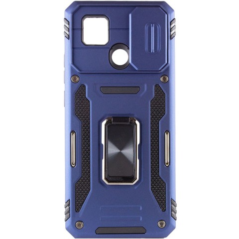 Ударостійкий чохол Camshield Army Ring для Xiaomi Redmi 9C / 10A Синій / Navy